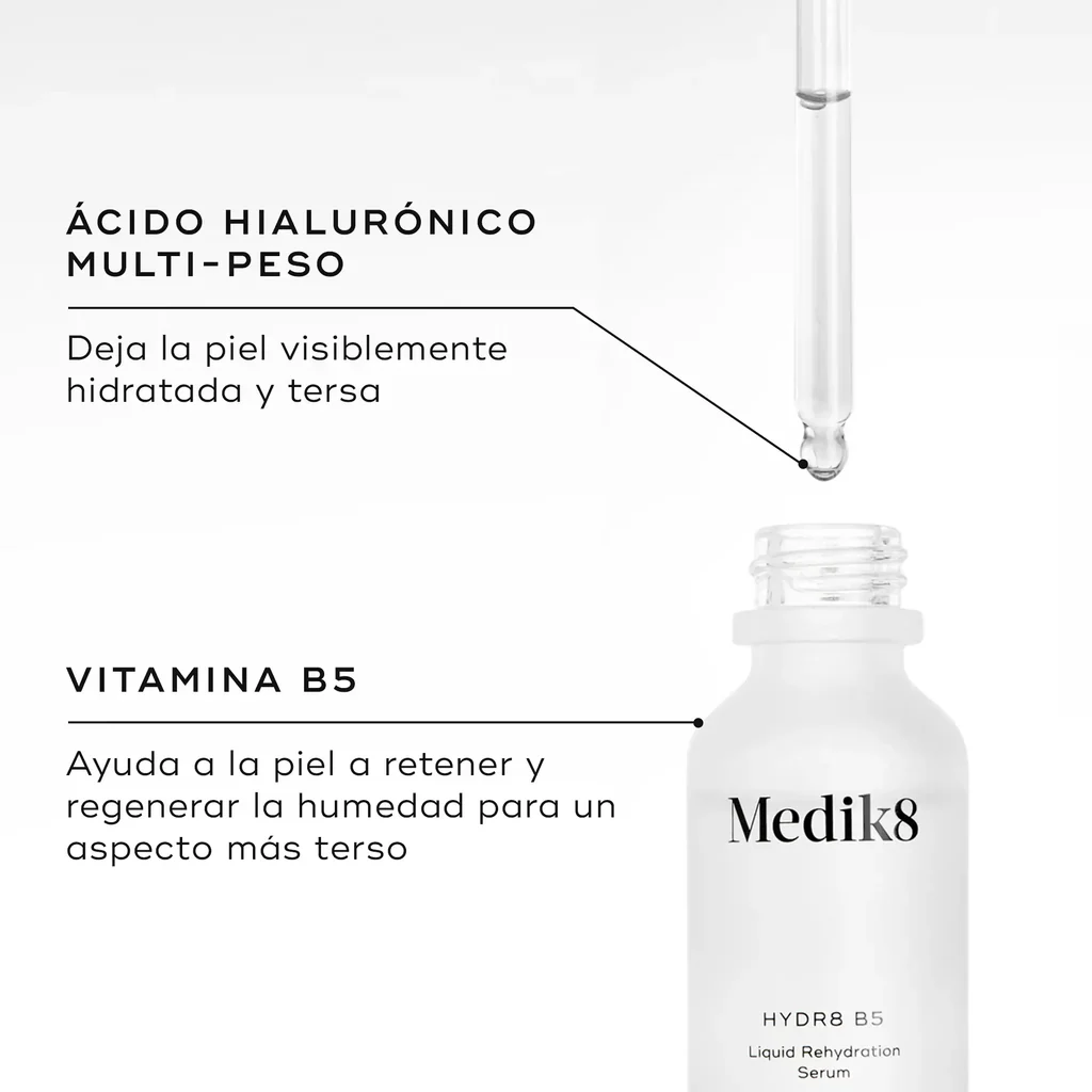 Hydr8 B5 Serum de la marca MEDIK8: Componentes